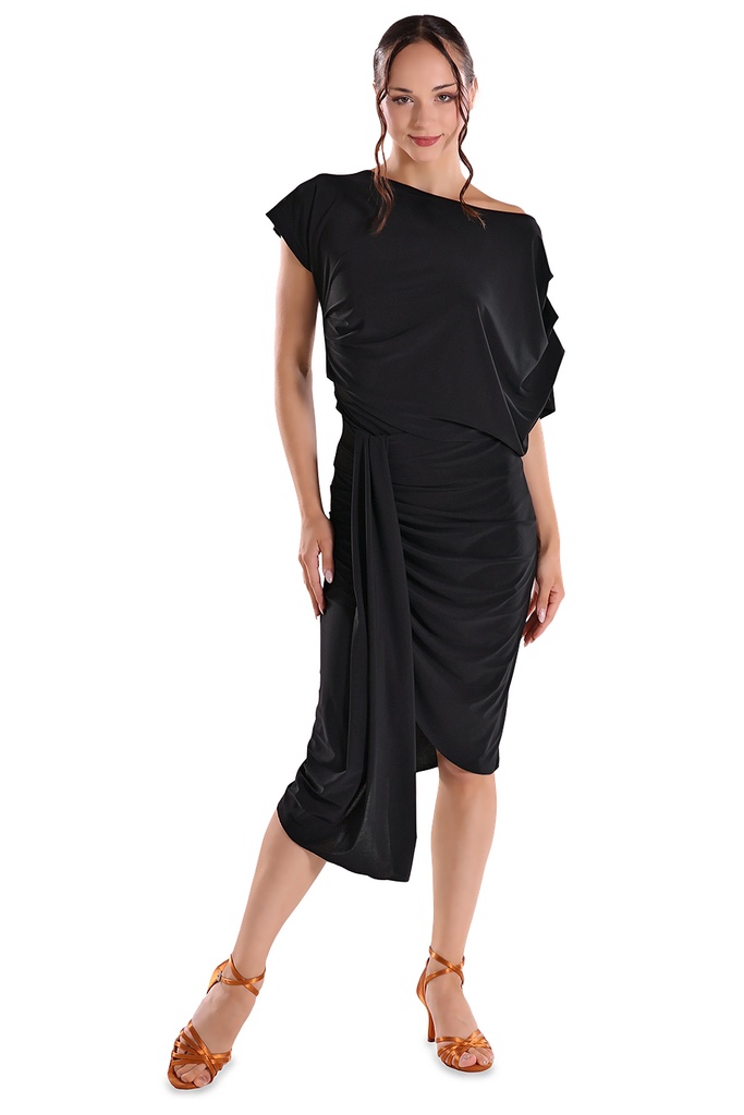 Damenshirt mit Falten "SARA"