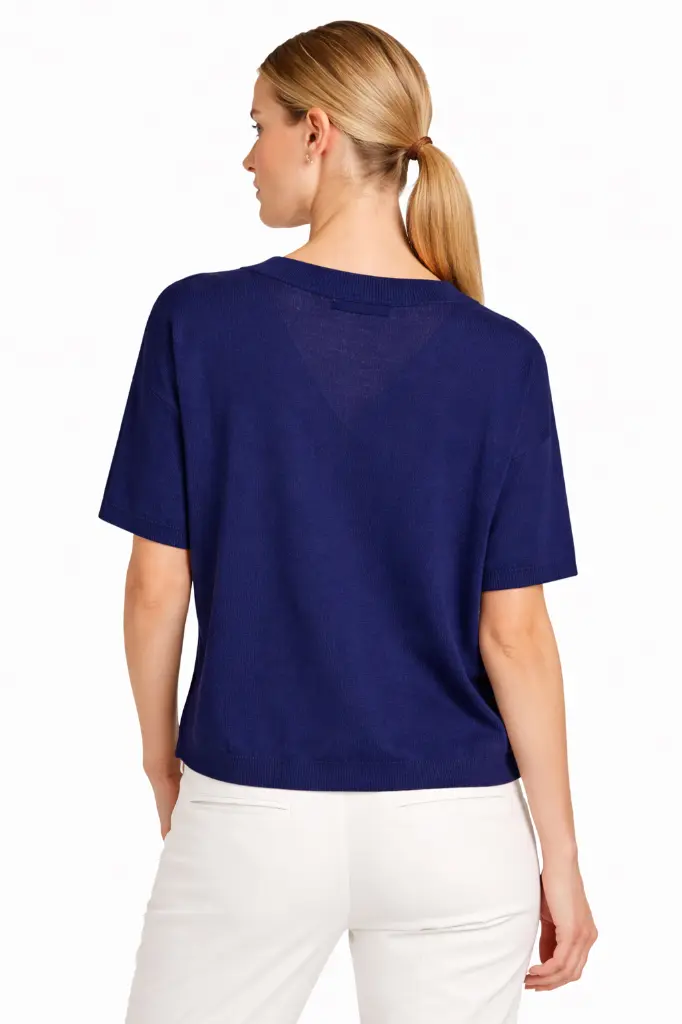 Strickpulli V-Ausschnitt blau-Back.webp