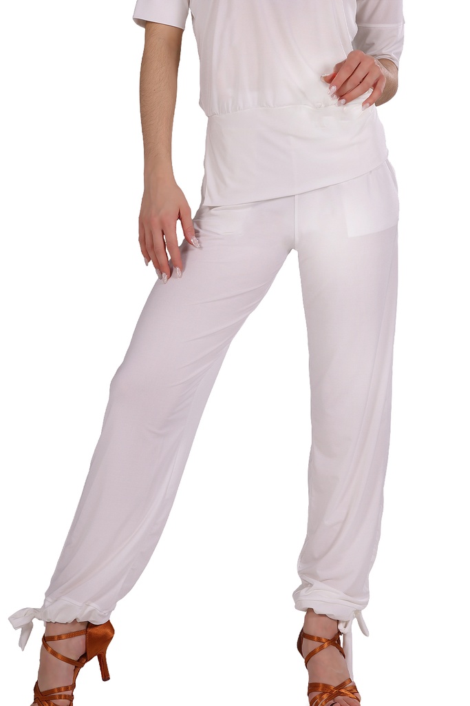 Ladies dance trouser "CELINE" ivory