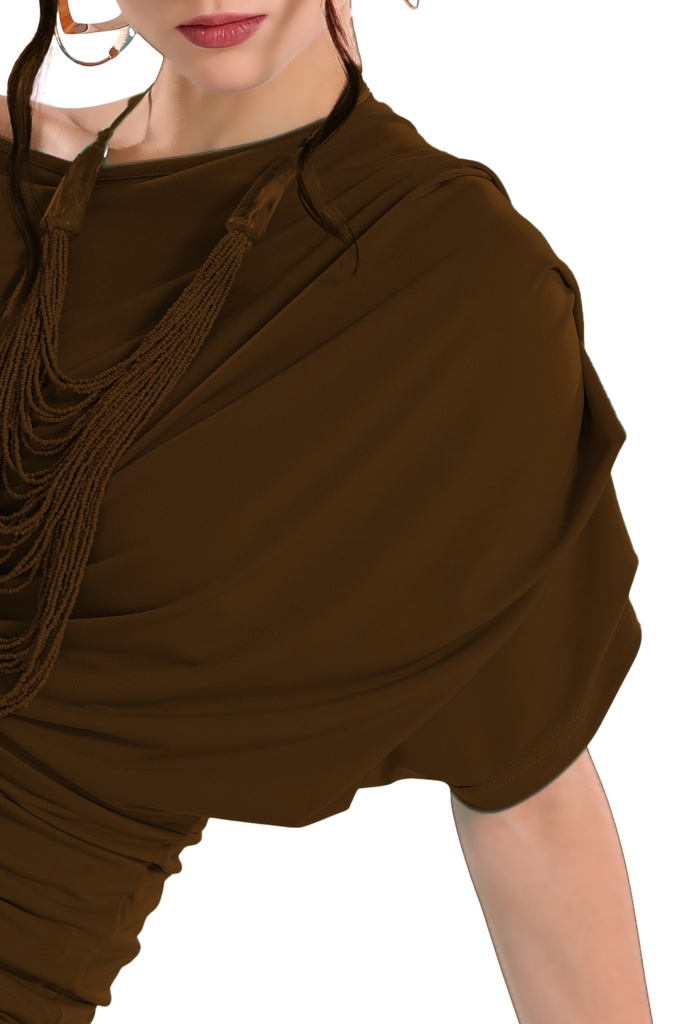 Damen Tanzshirt "SARA" tabacco