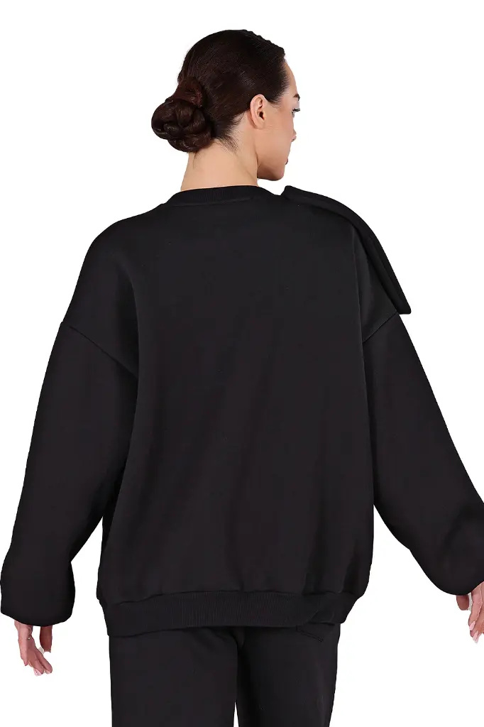 maly-sweatshirt-schleifendetail-schwarz-damen-hinten.webp