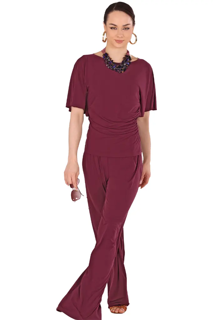 Damen Tanzhose SOPHIE Burgund – Fashion.webp