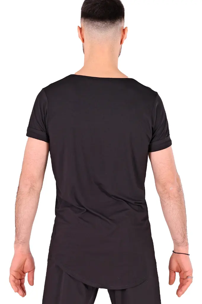 Tanzshirt TOM schwarz – Hinten.webp