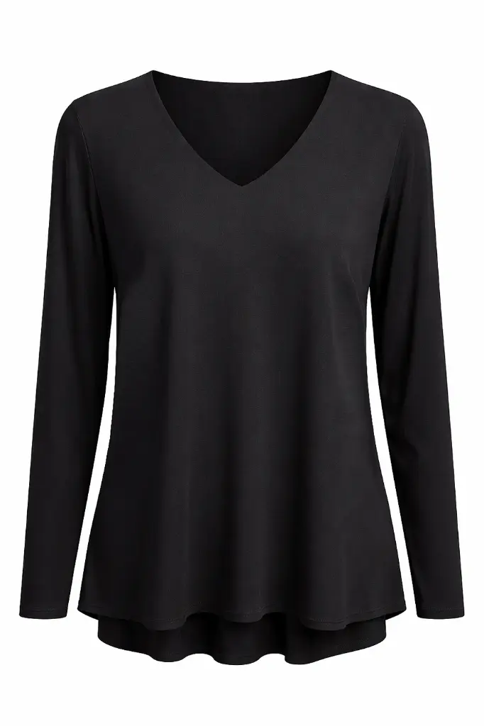 Damen Tanzshirt VERA schwarz – Ghost-Front.webp