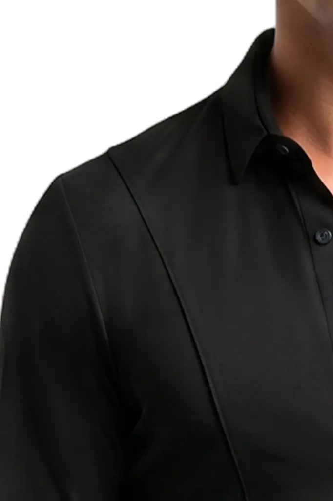 HerrenTanzhemd STEEVE-schwarz-detail.webp