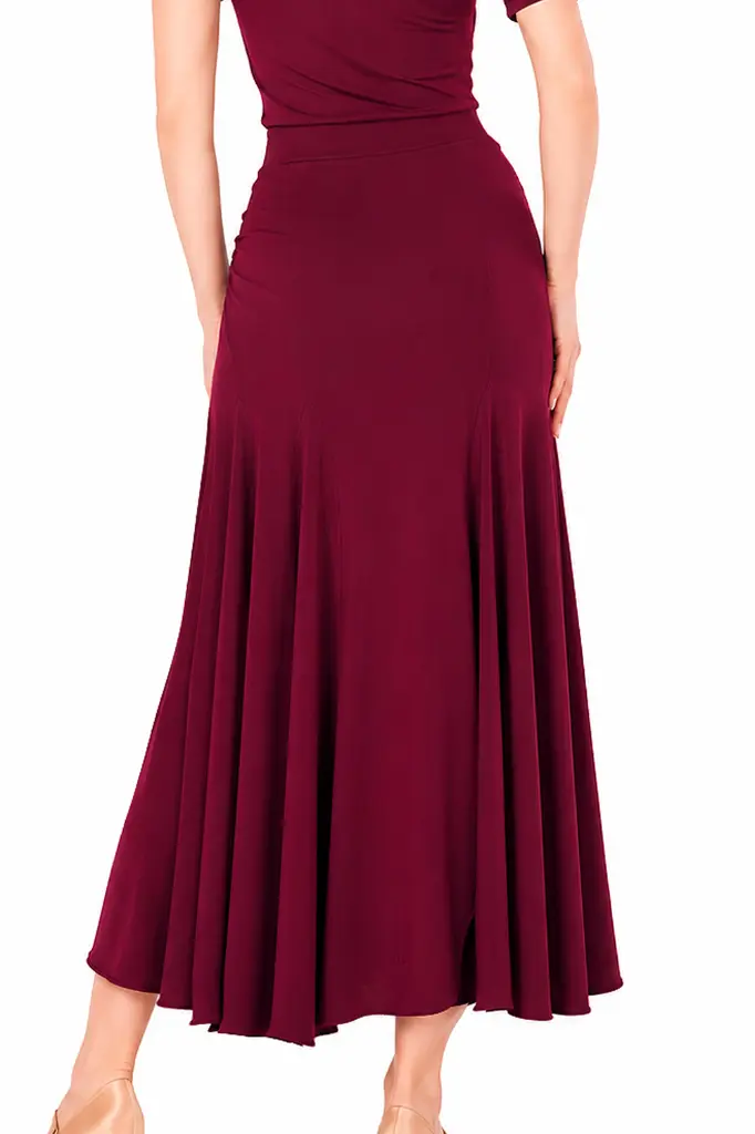 Damen Tanzrock MARY burgund-Back.webp