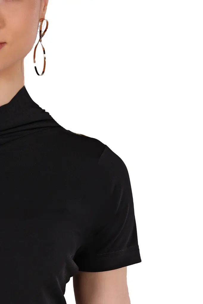Damen Tanzshirt KATE schwarz-Detail.webp