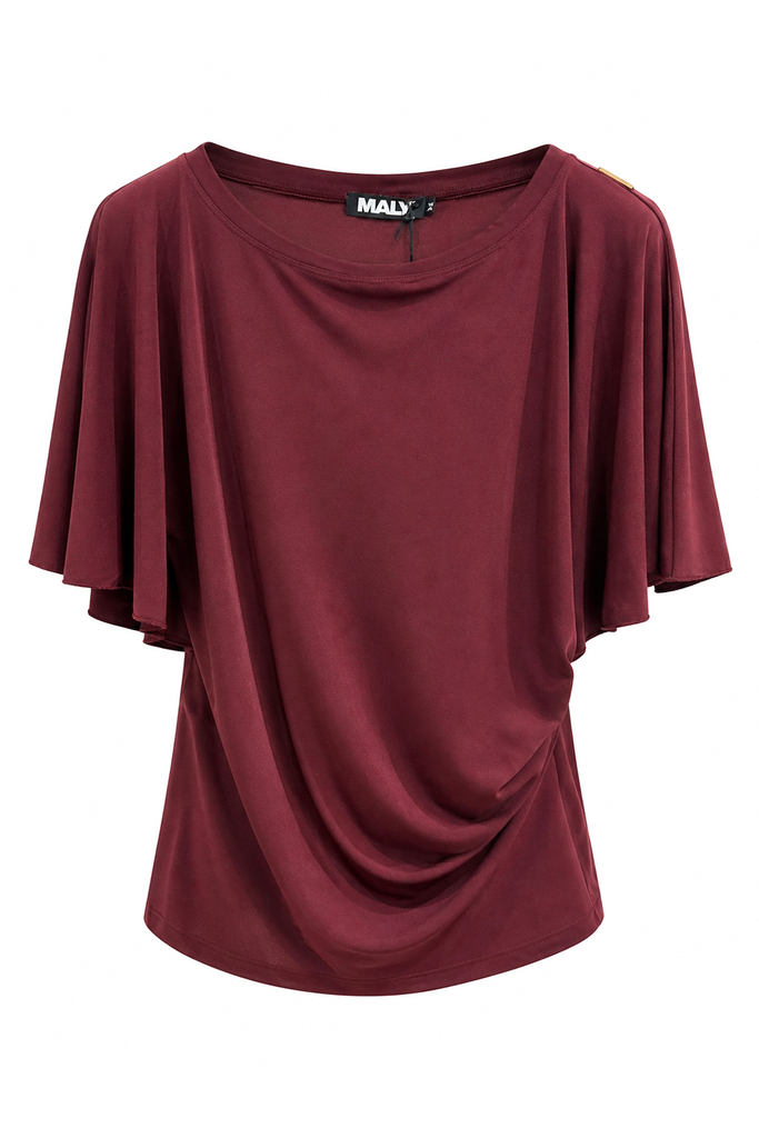 Damen Tanzshirt ANABELLA Burgund-G1.webp