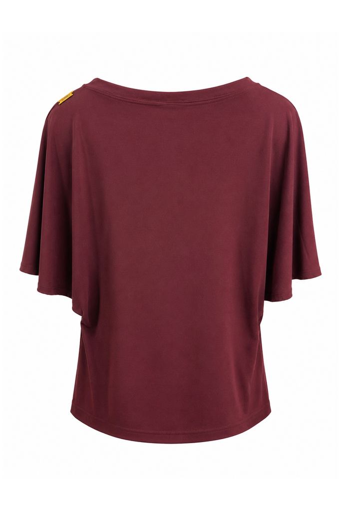 Damen Tanzshirt ANABELLA Burgund-G2.webp