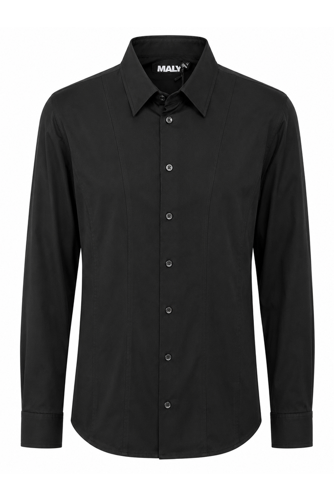 Tanzhemd Herren Franco schwarz G1.webp