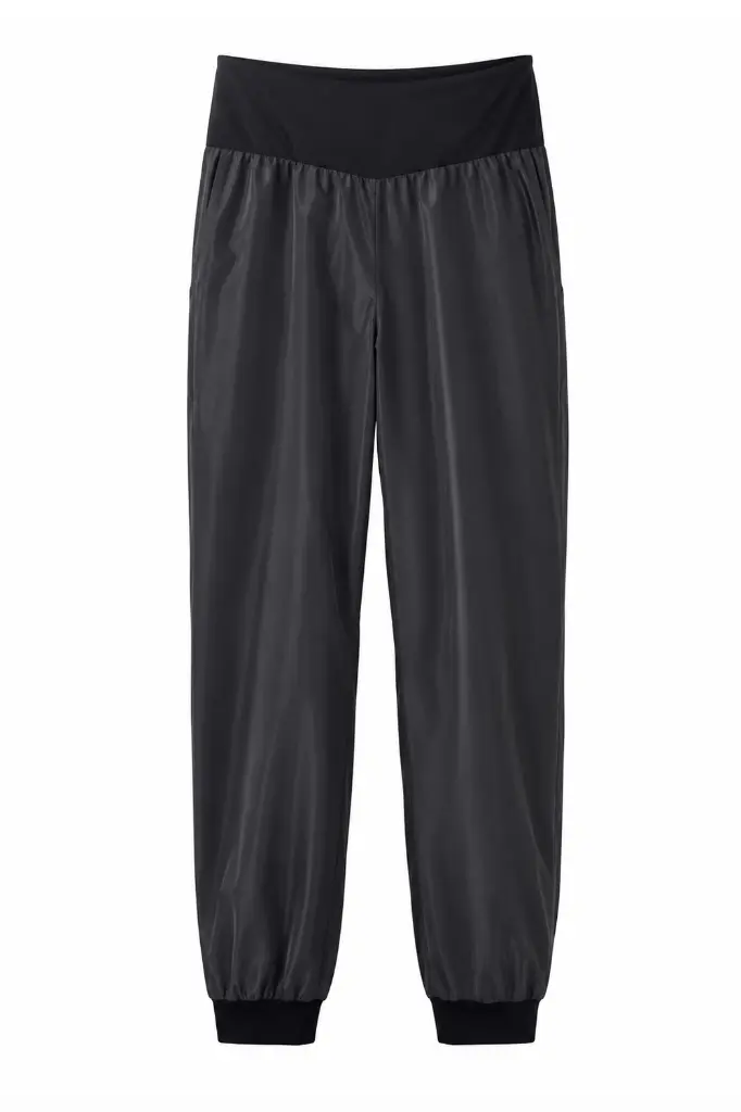 Saunahose lang schwarz-front-ghost.webp