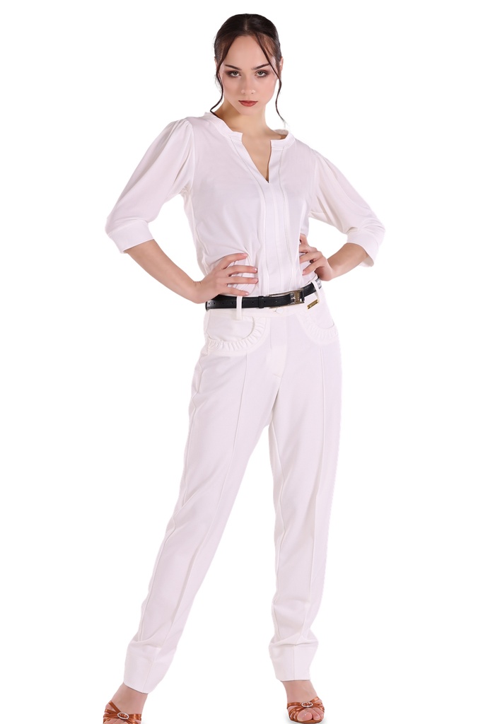 Damen Shirt mit stilvollen Dekorationen "CHRISTA"