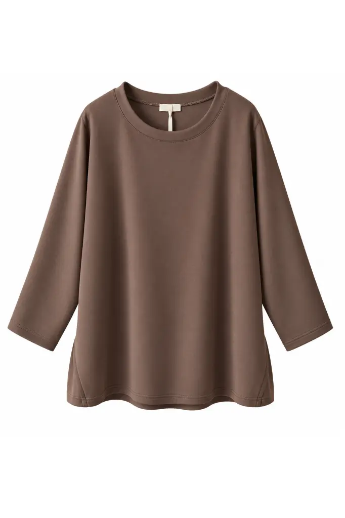 Lounge_Shirt-braun-Ghost-front.webp
