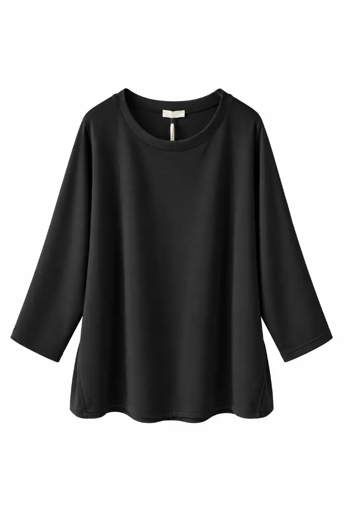 Lounge_Shirt-schwarz-Ghost-front.webp