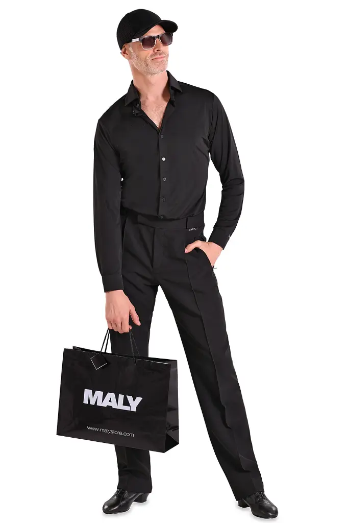 Herren Tanzhemd MARTIN-schwarz-Fashion.webp