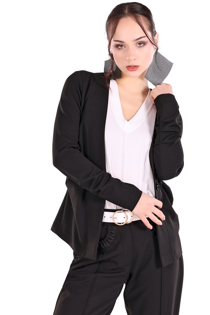 modischer Blazer ohne Kragen "COCO"