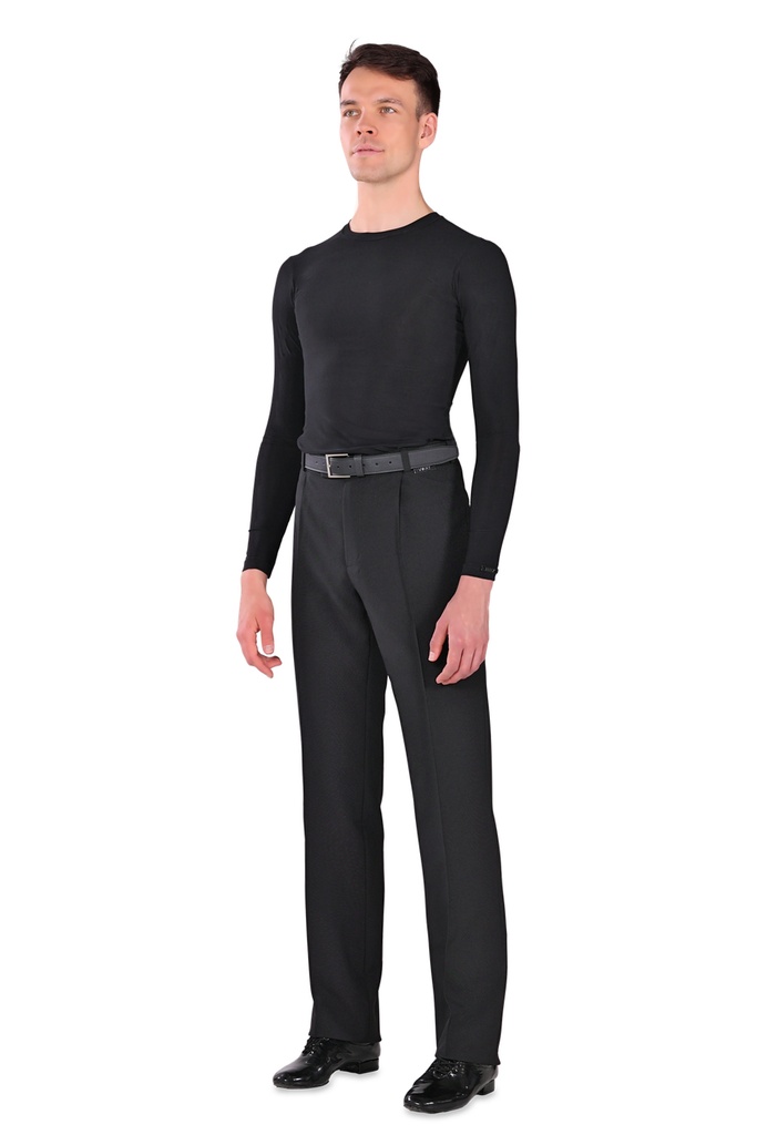 Herren Tanzsport Hose mit Bundfalten (ohne Taschen) "NIKLAS"