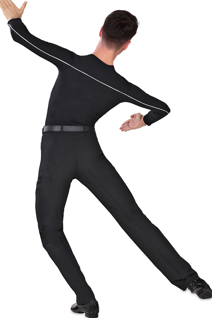 Herren Tanzsport Hose mit Bundfalten (ohne Taschen) "NIKLAS"