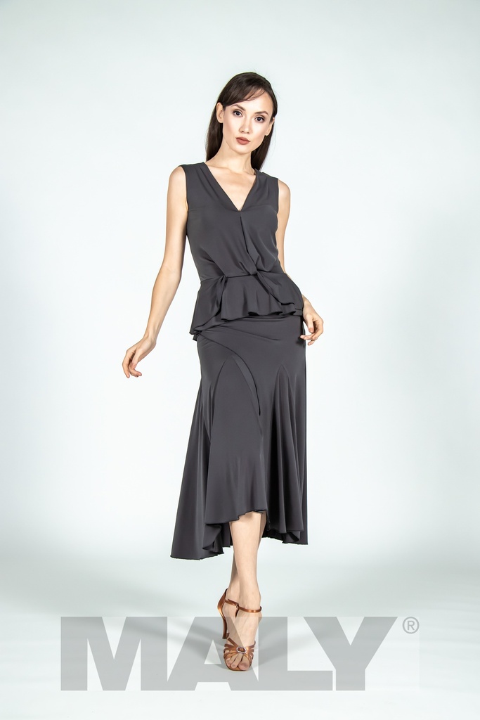 MF191105 - Damen Shirt mit Wickeloptik