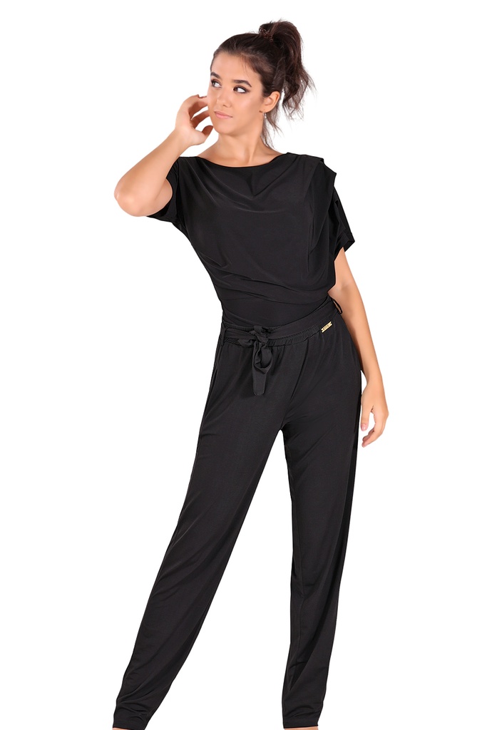 Ladies dance trouser slim "DARIA" black