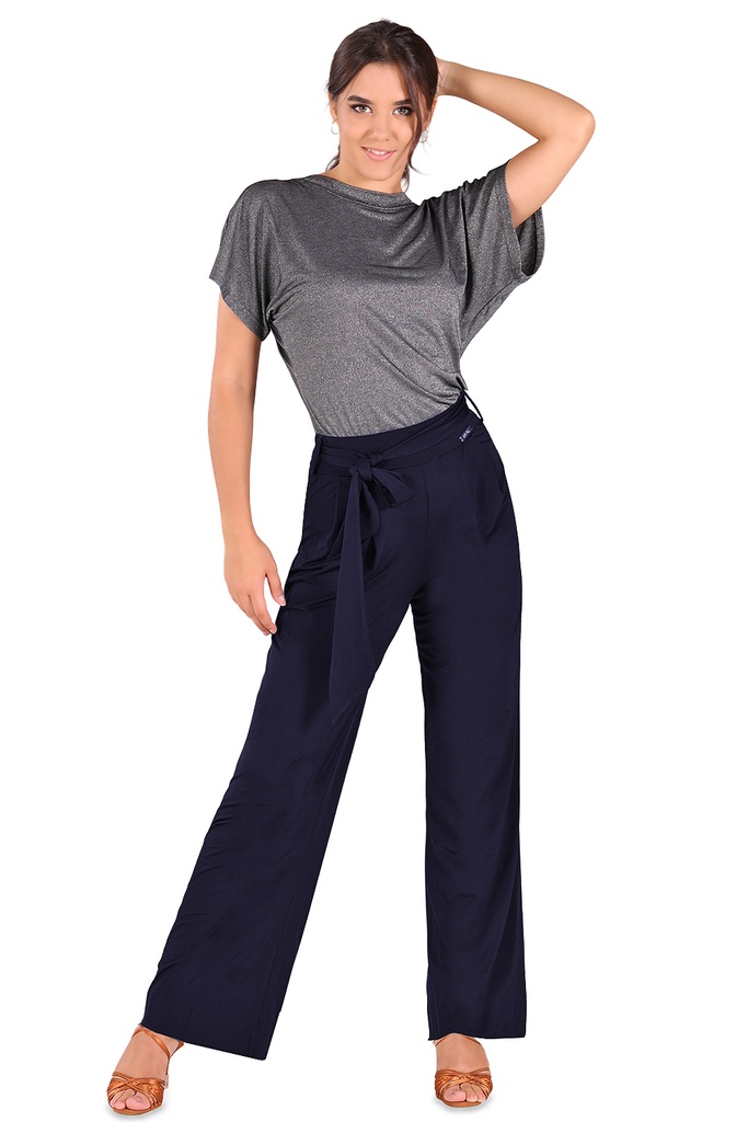 Damen Tanzhose weit "SOPHIE" blau