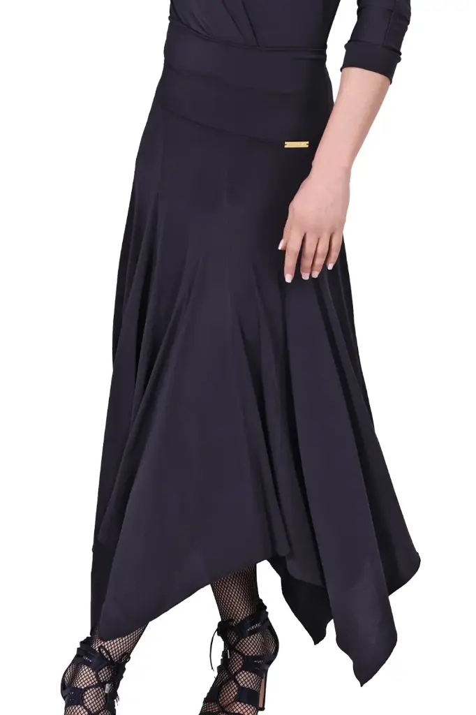 Ladies dance skirt "EVE" schwarz