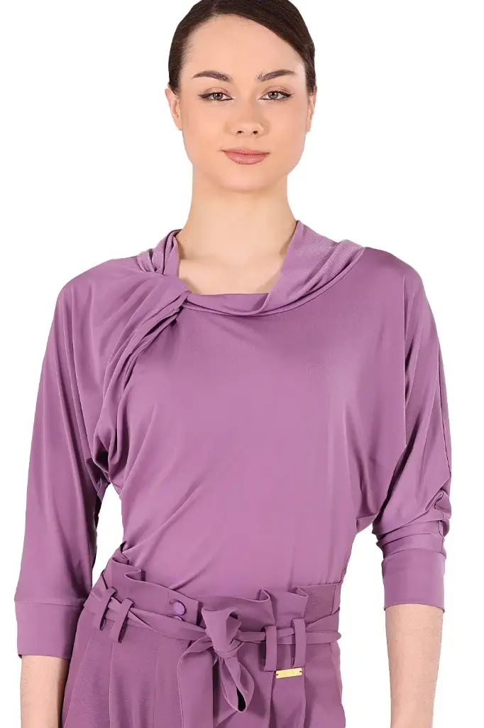 Ladies dance shirt "SANDY" lavendel