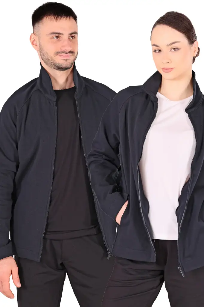 Trainingsjacke ZIP schwarz