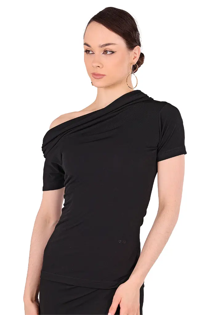 Damen Tanzshirt "KATE" schwarz 