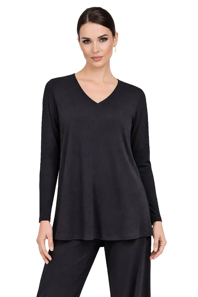 Ladies dance shirt "VERA" black