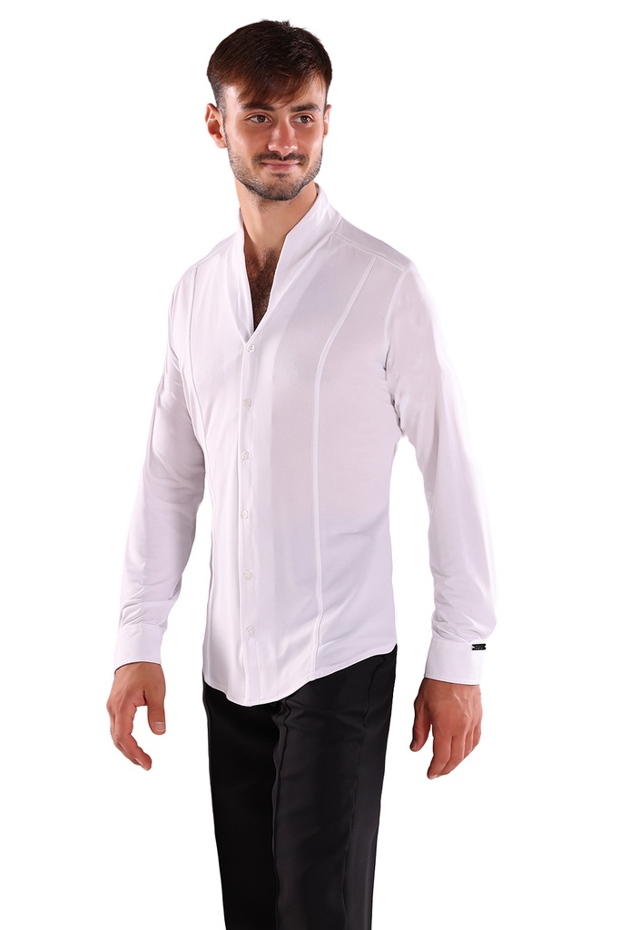 Men's dance shirt with spade collar "GIOVANNI"