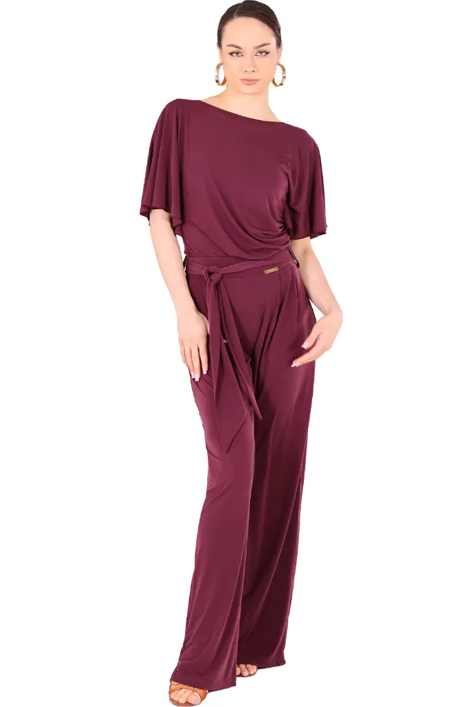 Ladies dance trousers "SOPHIE" burgund