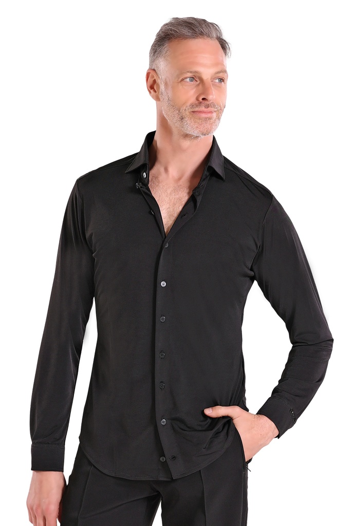 Men's dance shirt "MARTIN" black