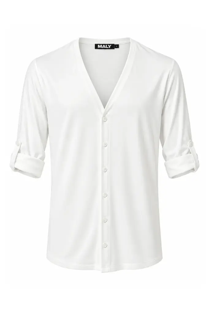 Herren Tanzhemd "RAY" off white