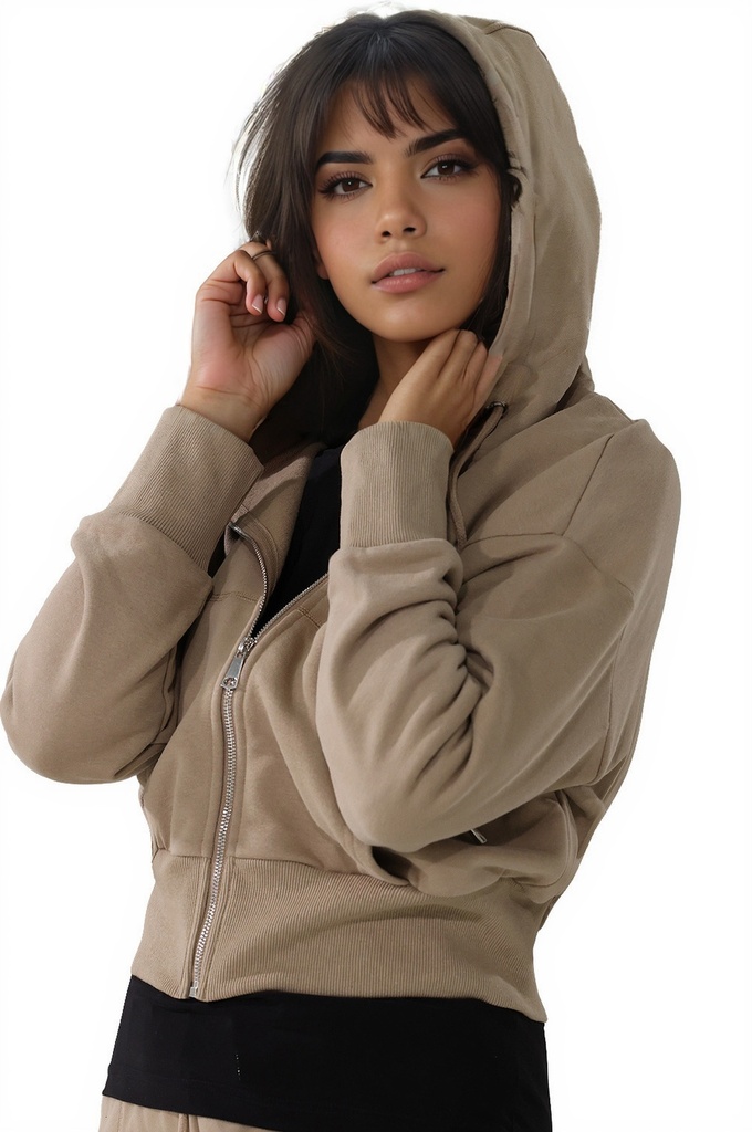 Kapuzen Sweatjacke