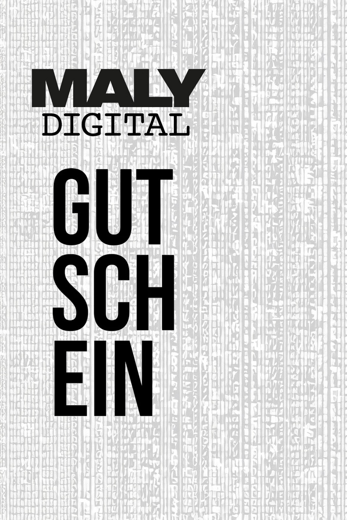 MALY-Geschenkgutschein (DIGITAL)