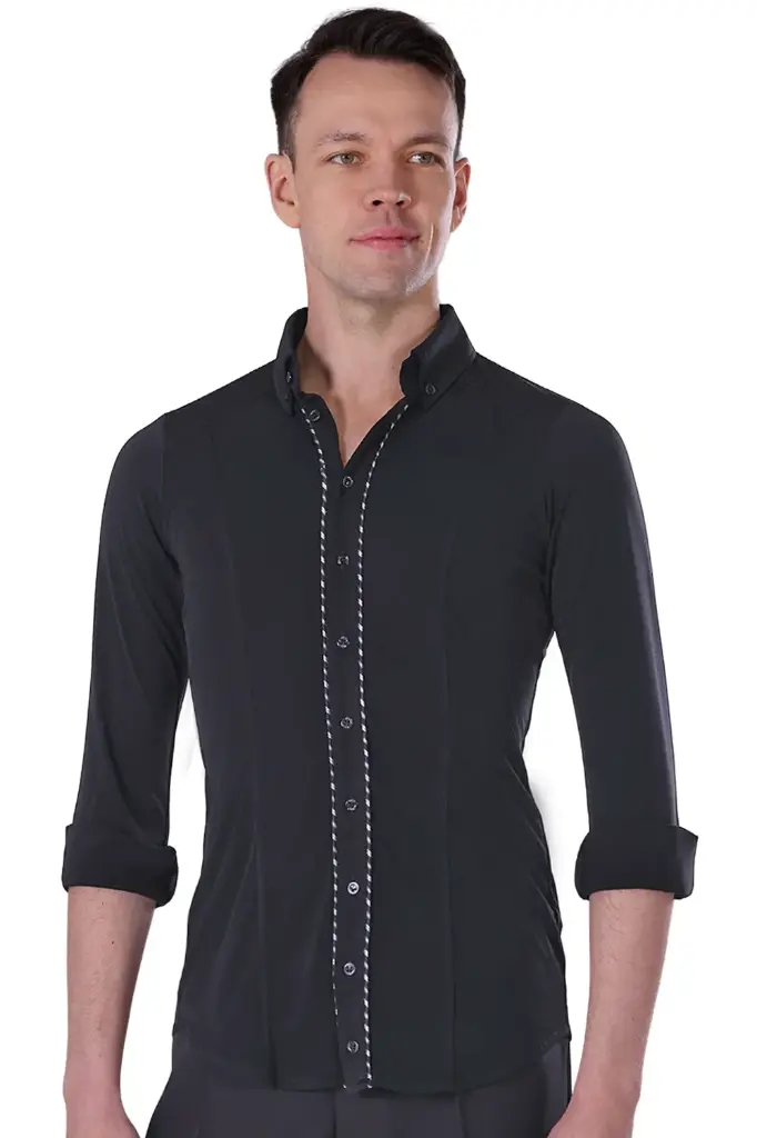 Men's dance shirt "JULIAN" black