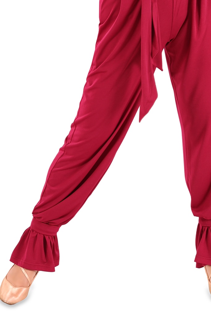 [MF231801WIN-950] MALY-leg elastics wine